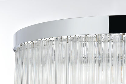 Harlow 32 inch Chandelier in Chrome