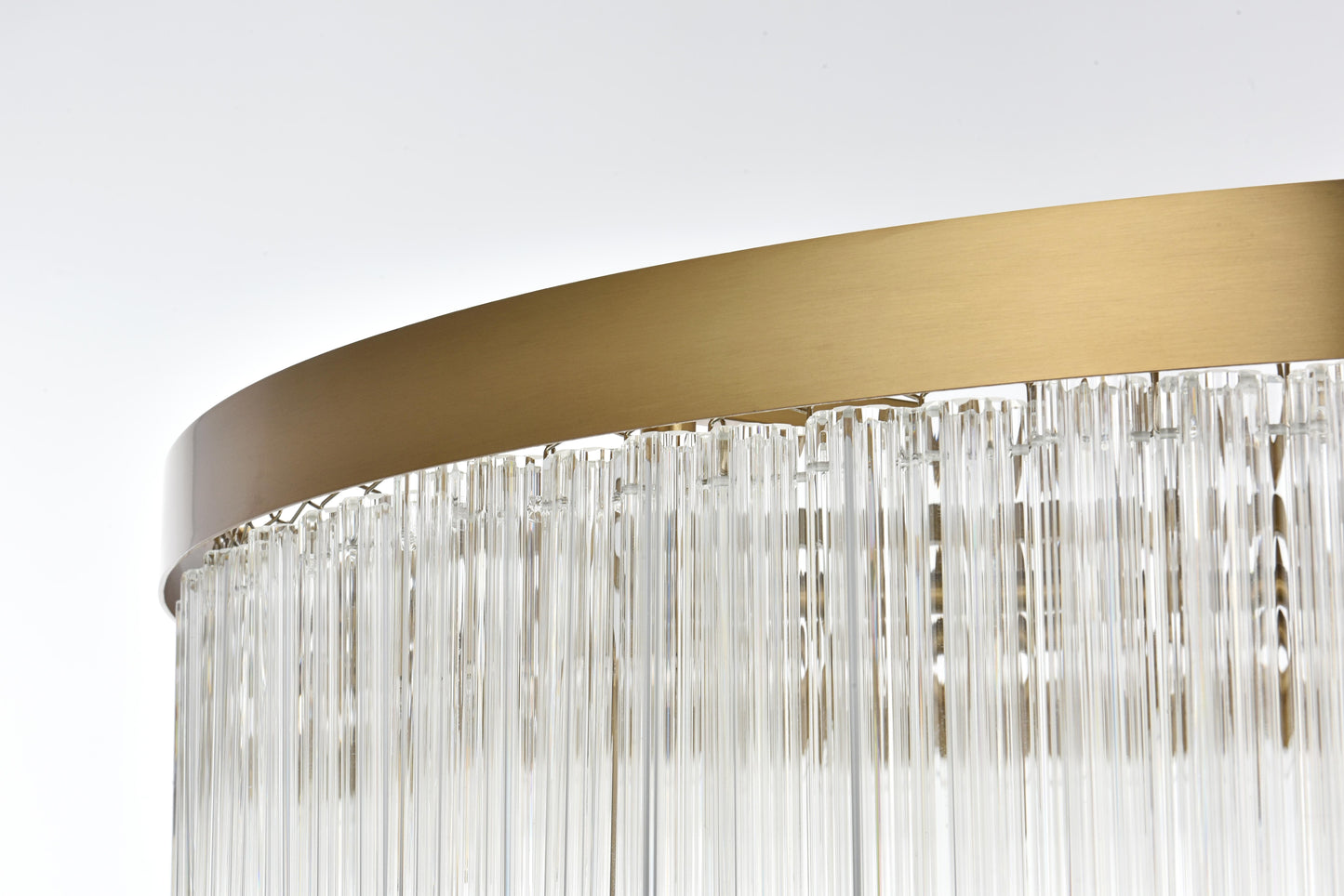 Harlow 32 inch Chandelier in Satin Gold