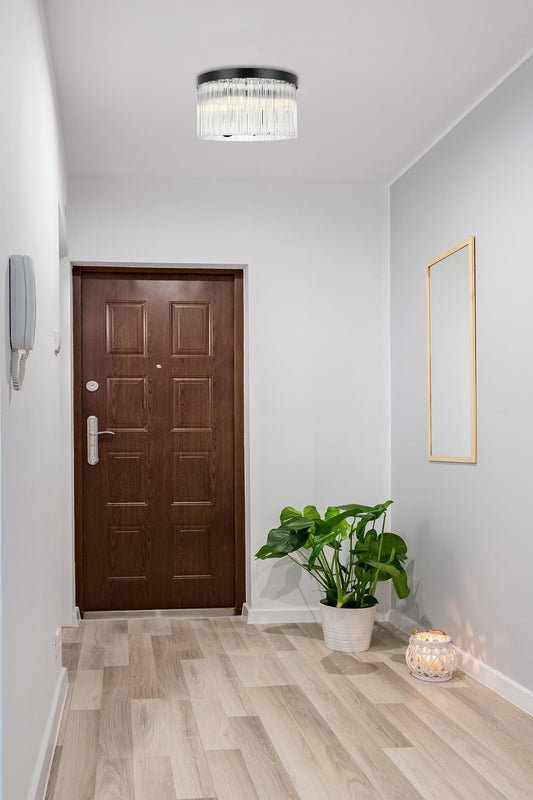 Harlow 16 inch Flush Mount in Black