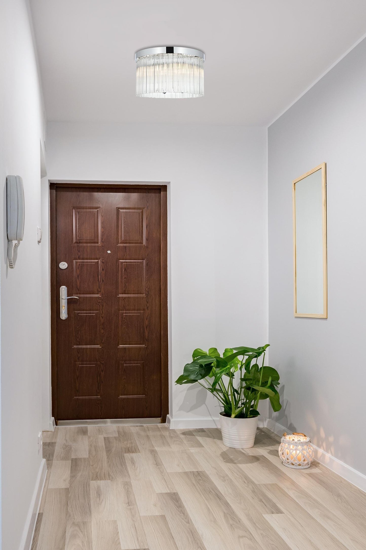 Harlow 16 inch Flush Mount in Chrome