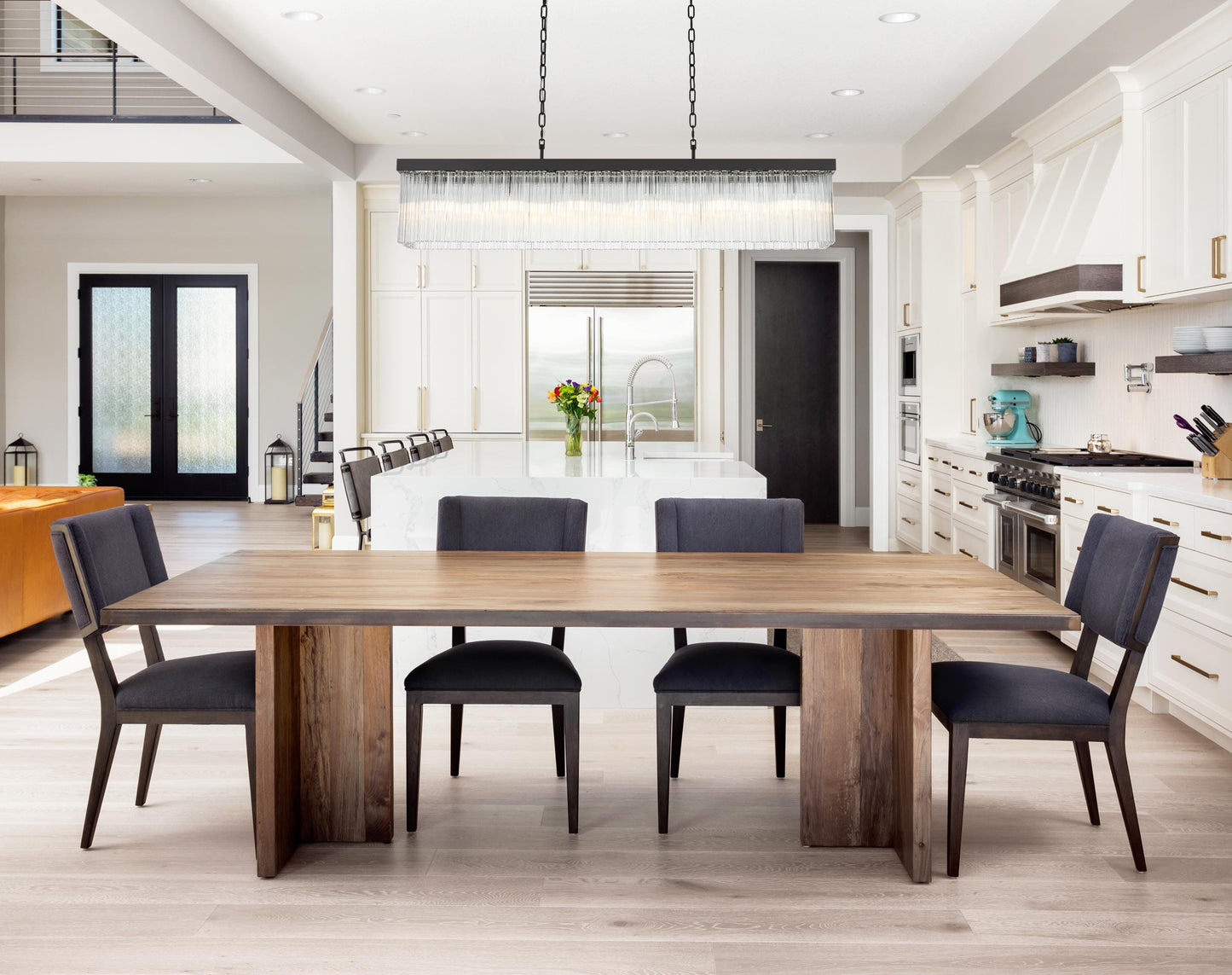 Harlow 49 inch Chandelier in Black