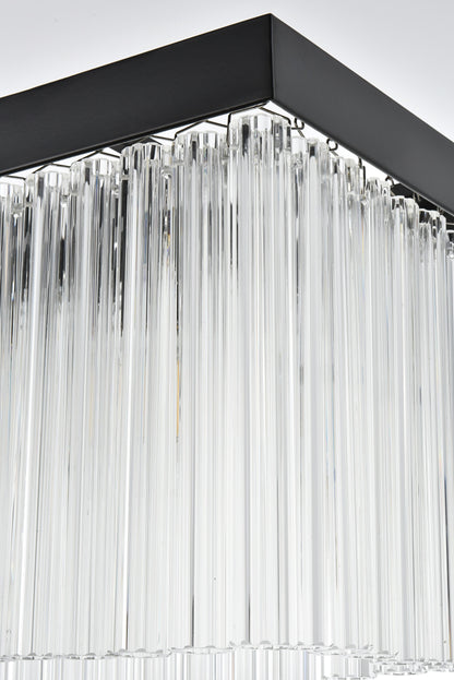 Harlow 49 inch Chandelier in Black