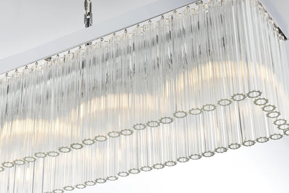 Harlow 49 inch Chandelier in Chrome