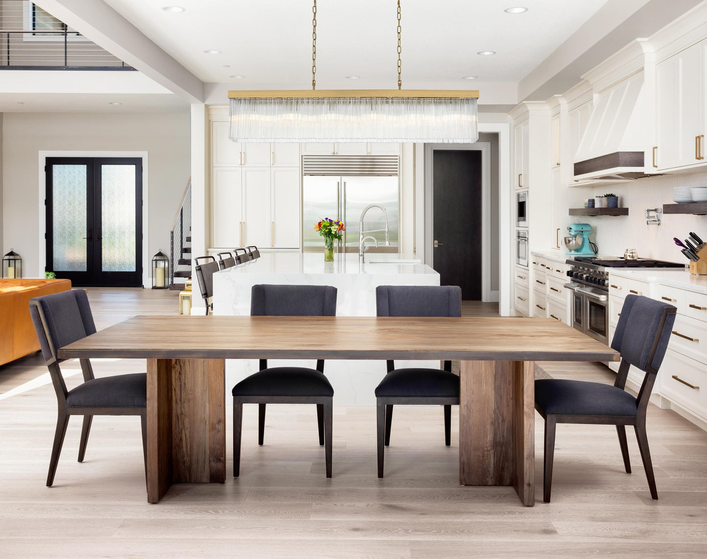 Harlow 49 inch Chandelier in Satin Gold