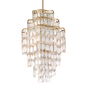 Dolce Chandelier In CHAMPAGNE LEAF Finish