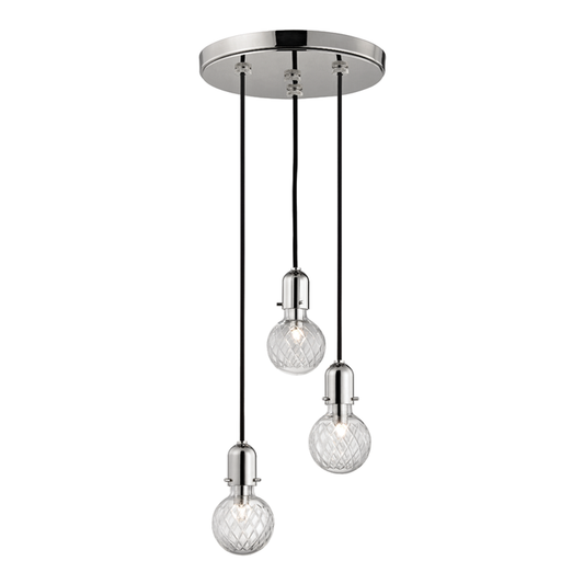 Marlow Pendant with Polished Nickel Finish