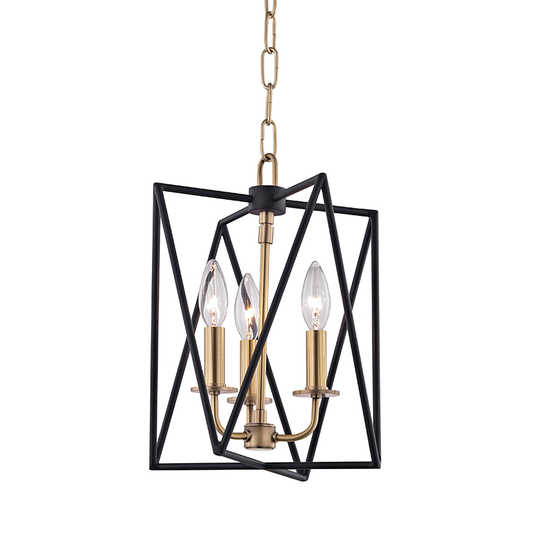 Laszlo Pendant with Aged Brass Finish