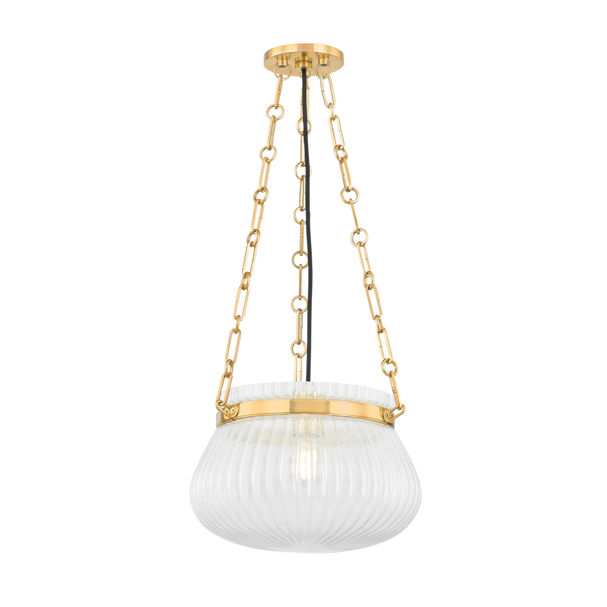 GRANBY Pendant with Aged Brass Finish