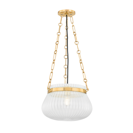 GRANBY Pendant with Aged Brass Finish