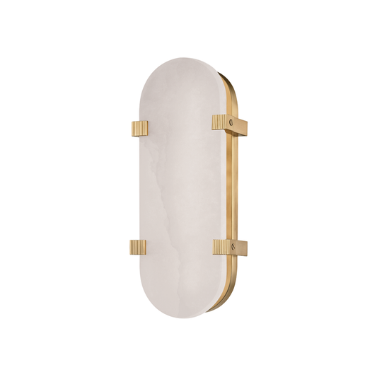 Skylar Wall Sconce with Aged Brass Finish