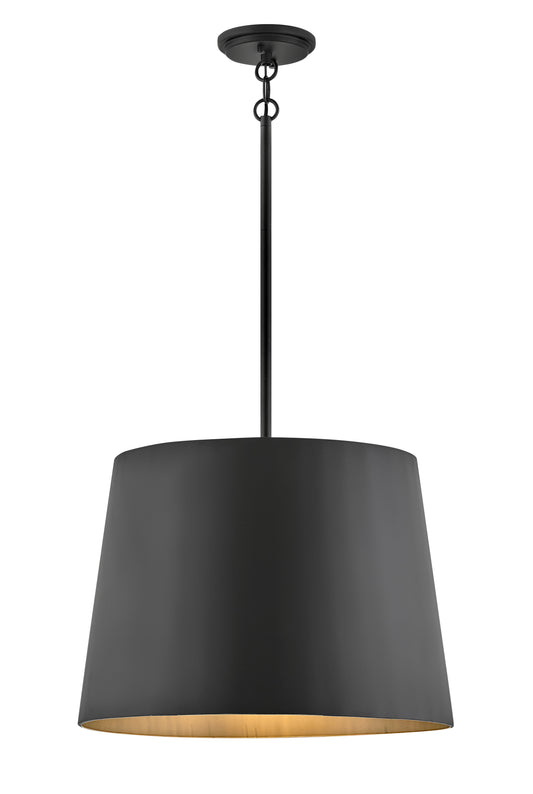 Alder Large Hanging Pendant In Black Finish