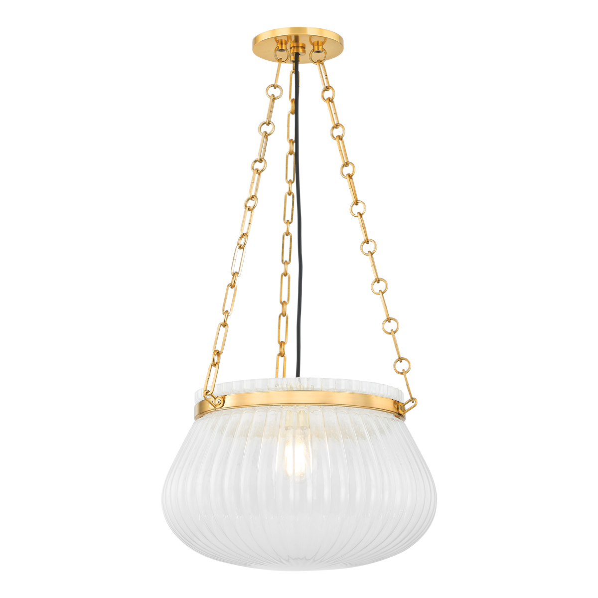 GRANBY Pendant with Aged Brass Finish