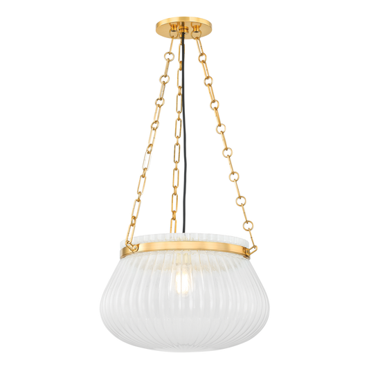 GRANBY Pendant with Aged Brass Finish