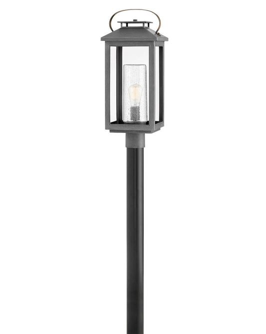 Atwater Large Post Top or Pier Mount Lantern In Gray Finish