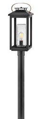 Atwater Large Post Top or Pier Mount Lantern 12v In Black Finish