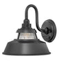 Troyer Small Wall Mount Barn Light In Black Finish