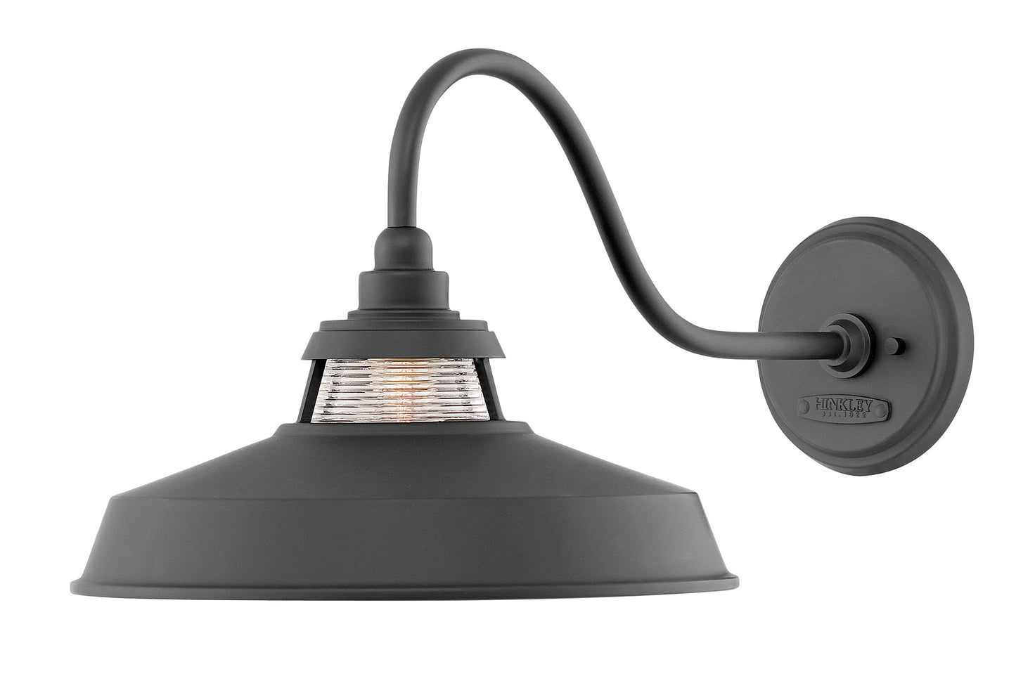 Troyer Small Wall Mount Barn Light In Black Finish