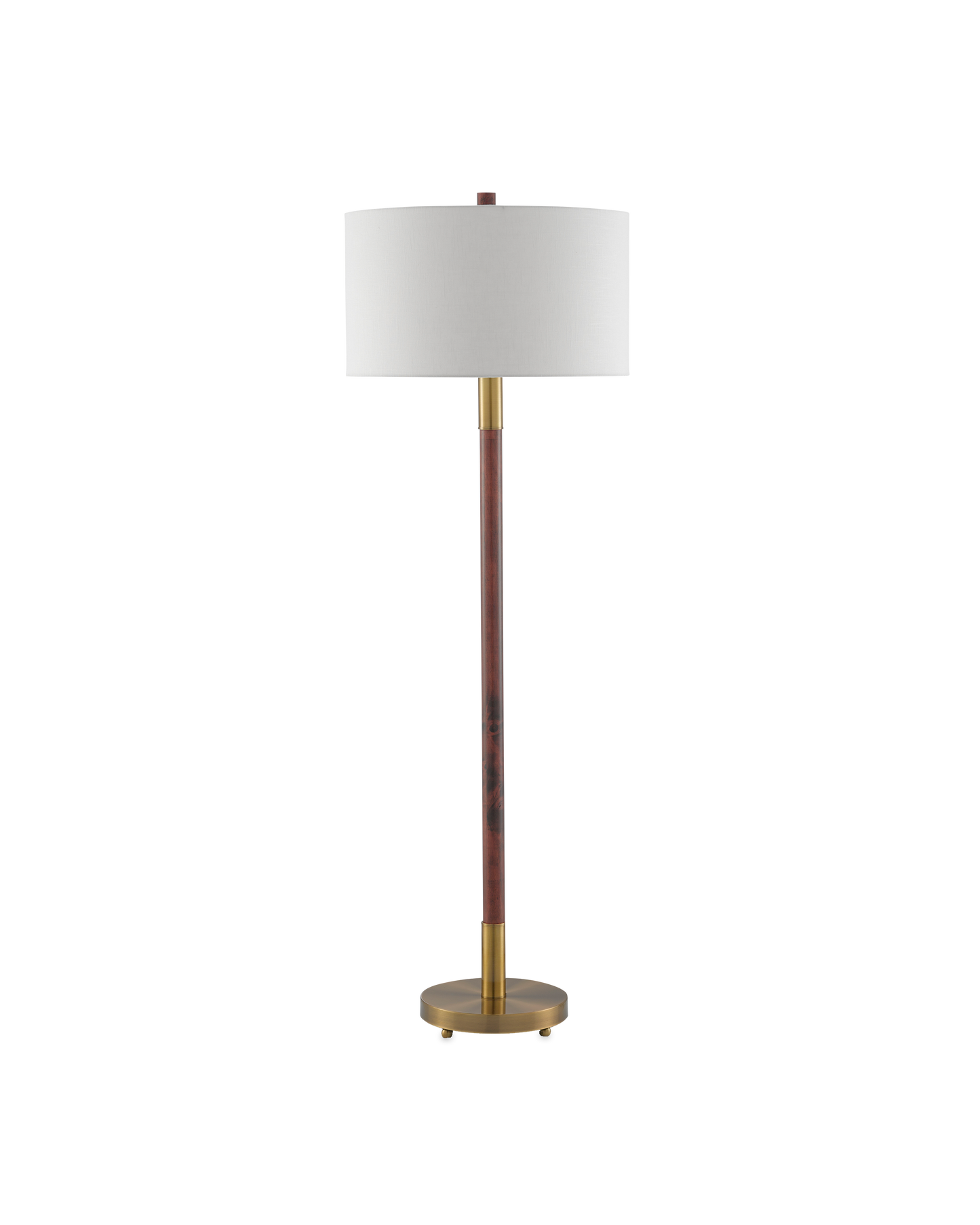 Bravo Mahogany Floor Lamp