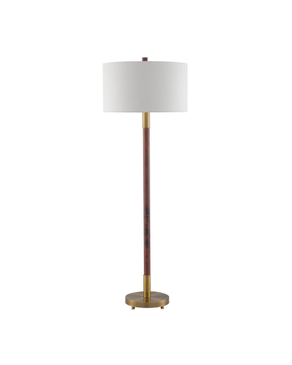 Bravo Mahogany Floor Lamp