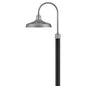 Forge Large Post Top or Pier Mount Lantern In Brushed Nickel Finish