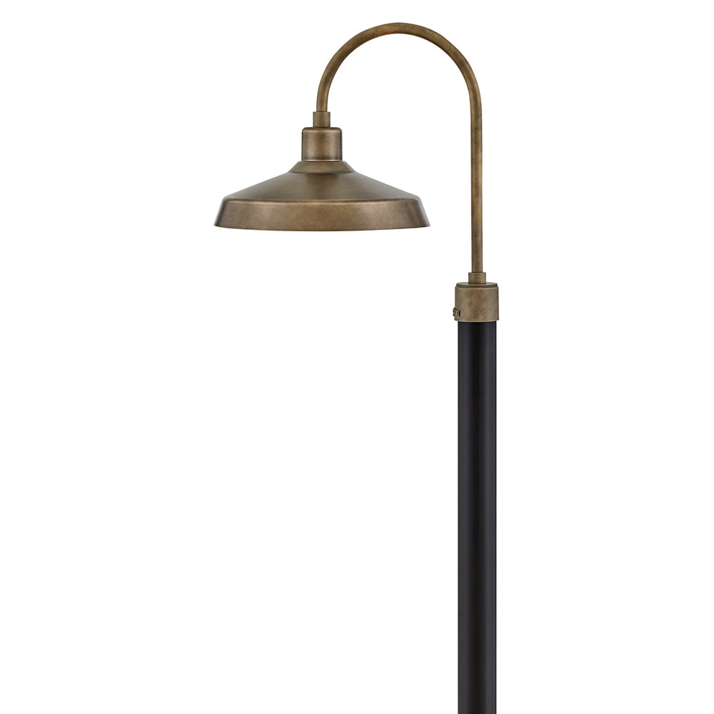 Forge Large Post Top or Pier Mount Lantern In Light Bronze Finish