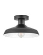 Forge Small Flush Mount In Black Finish