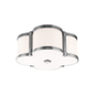 Chandler Flush Mount with Polished Nickel Finish