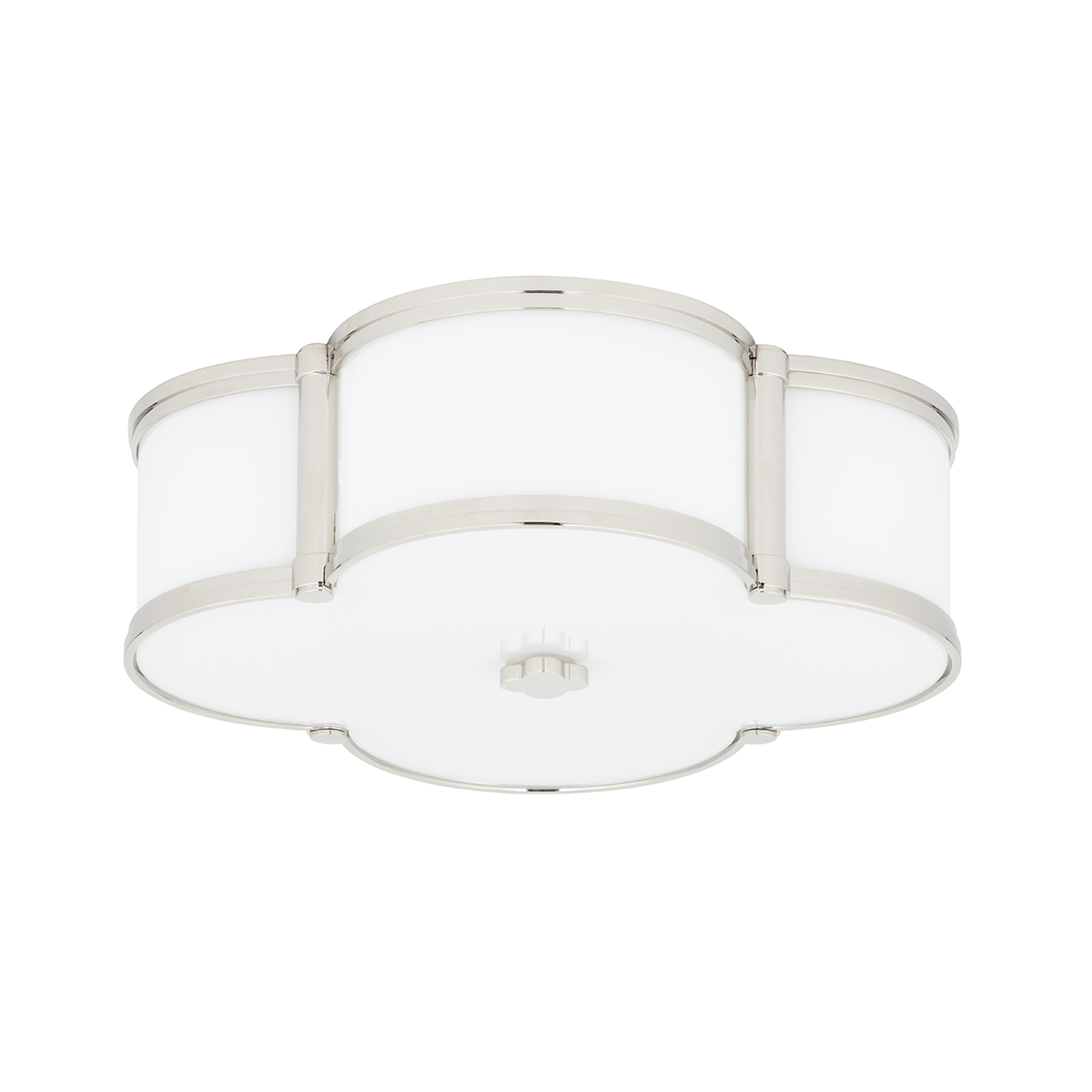 Chandler Flush Mount with Polished Nickel Finish
