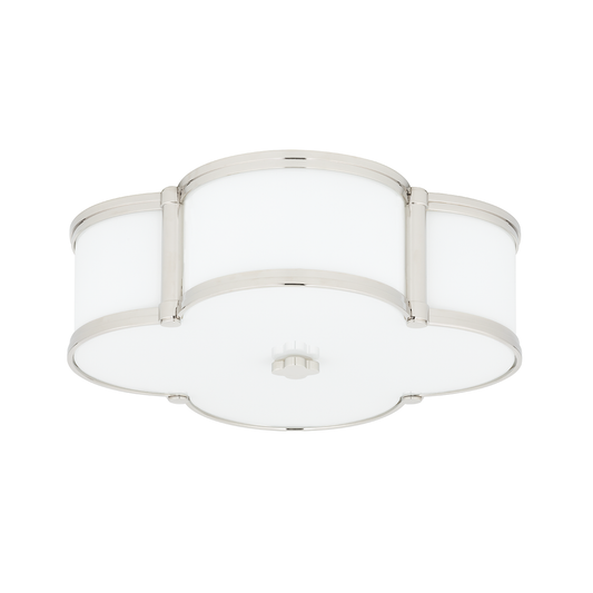 Chandler Flush Mount with Polished Nickel Finish