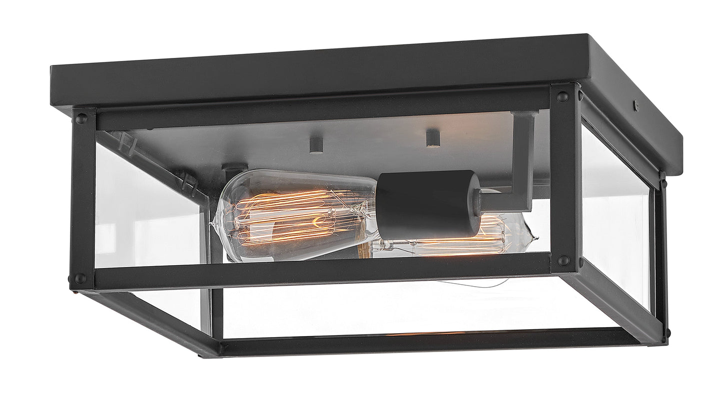 Beckham Small Flush Mount In Black Finish