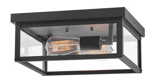 Beckham Small Flush Mount In Black Finish
