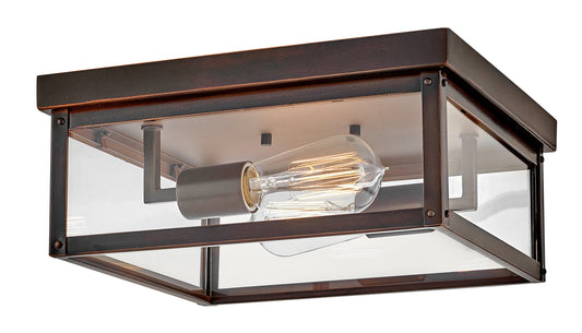 Beckham Small Flush Mount In Copper Finish