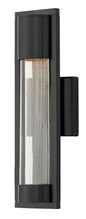 Mist Medium Wall Mount Lantern In Black Finish
