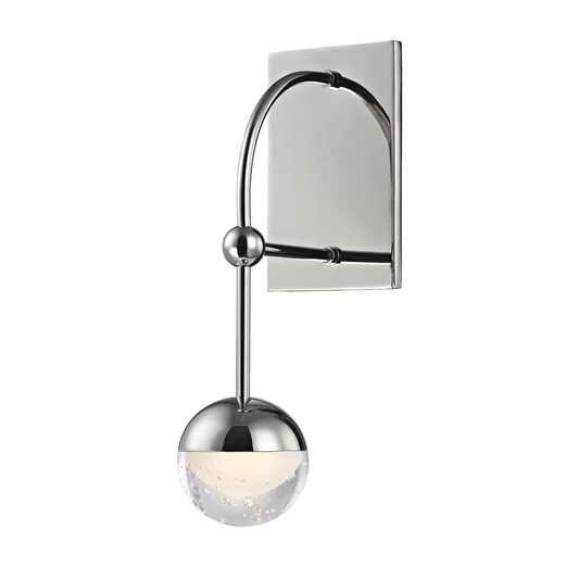 Boca Wall Sconce with Polished Nickel Finish