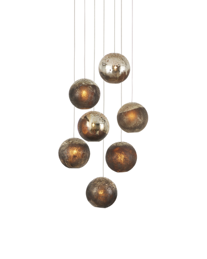 Pathos 7-Light Round Multi-Drop Pendant