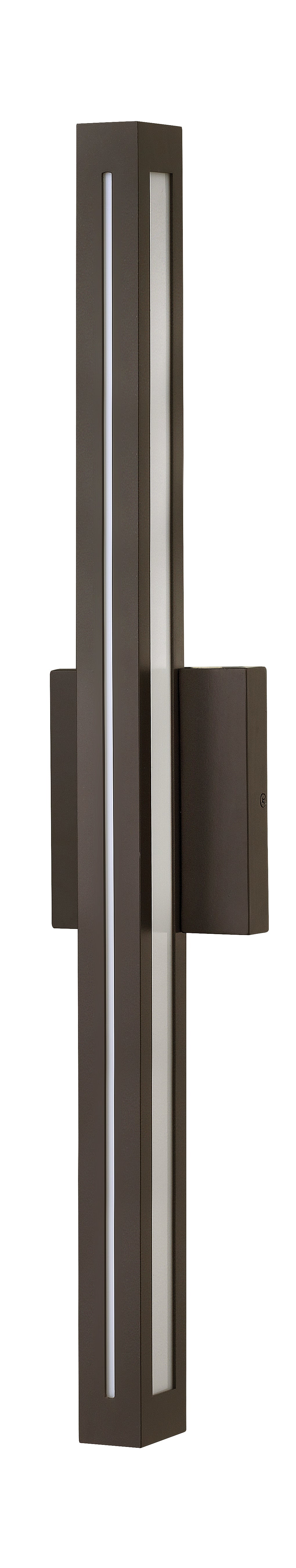 Vue Large Wall Mount Lantern In Light Bronze Finish