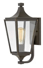 Jaymes Medium Wall Mount Lantern In Light Bronze Finish