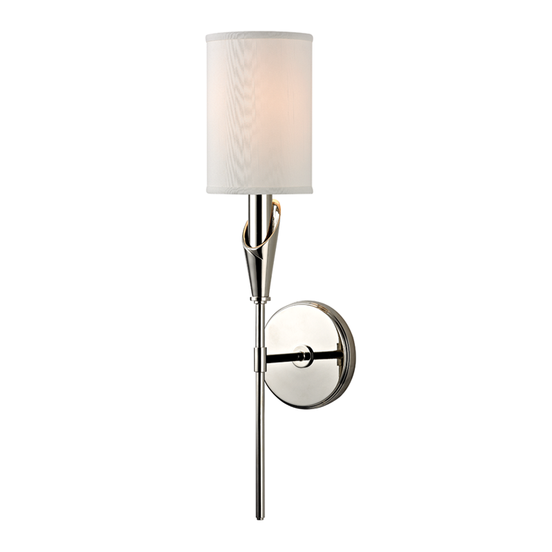Tate Wall Sconce with Polished Nickel Finish