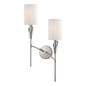Tate Wall Sconce with Polished Nickel Finish