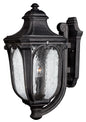 Trafalgar Large Wall Mount Lantern In Black Finish