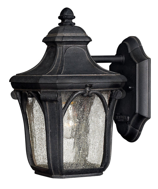 Trafalgar Small Wall Mount Lantern In Black Finish