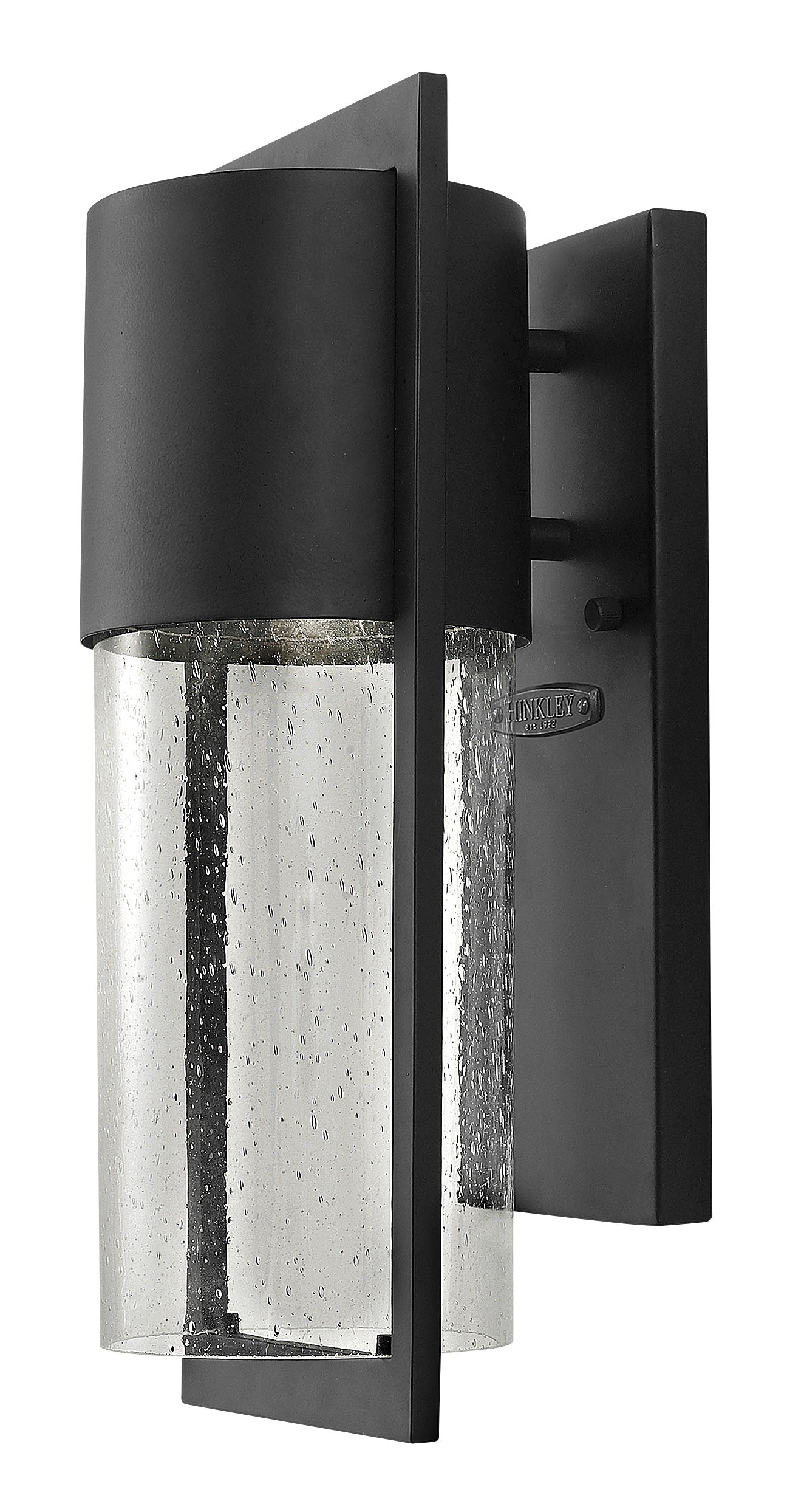 Shelter Medium Wall Mount Lantern In Black Finish