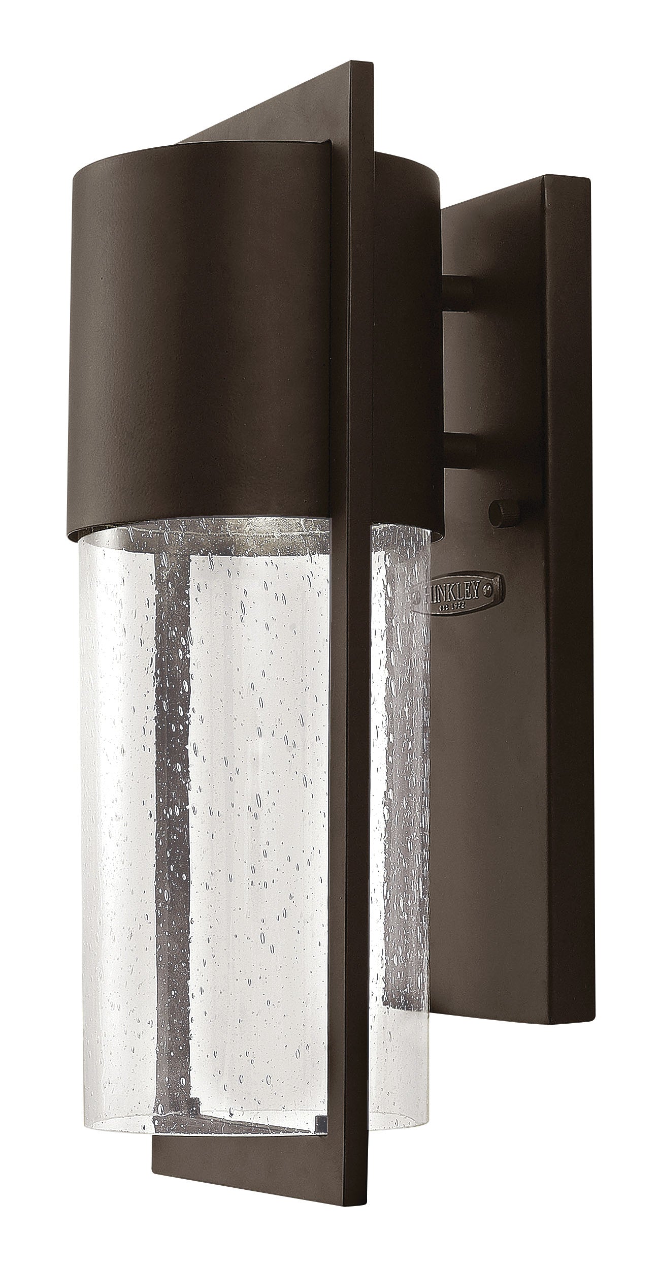 Shelter Medium Wall Mount Lantern In Dark Bronze Finish