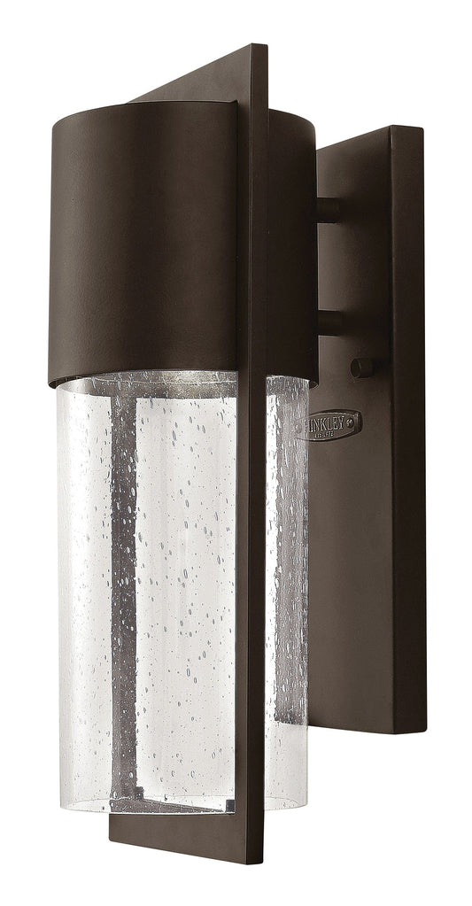 Shelter Medium Wall Mount Lantern In Dark Bronze Finish