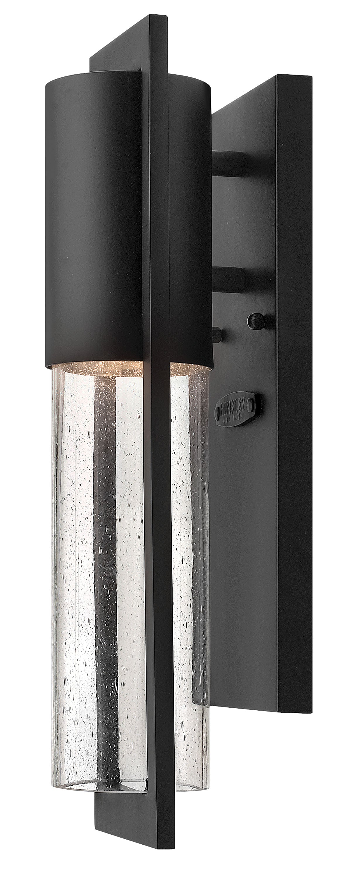 Shelter Medium Wall Mount Lantern In Black Finish