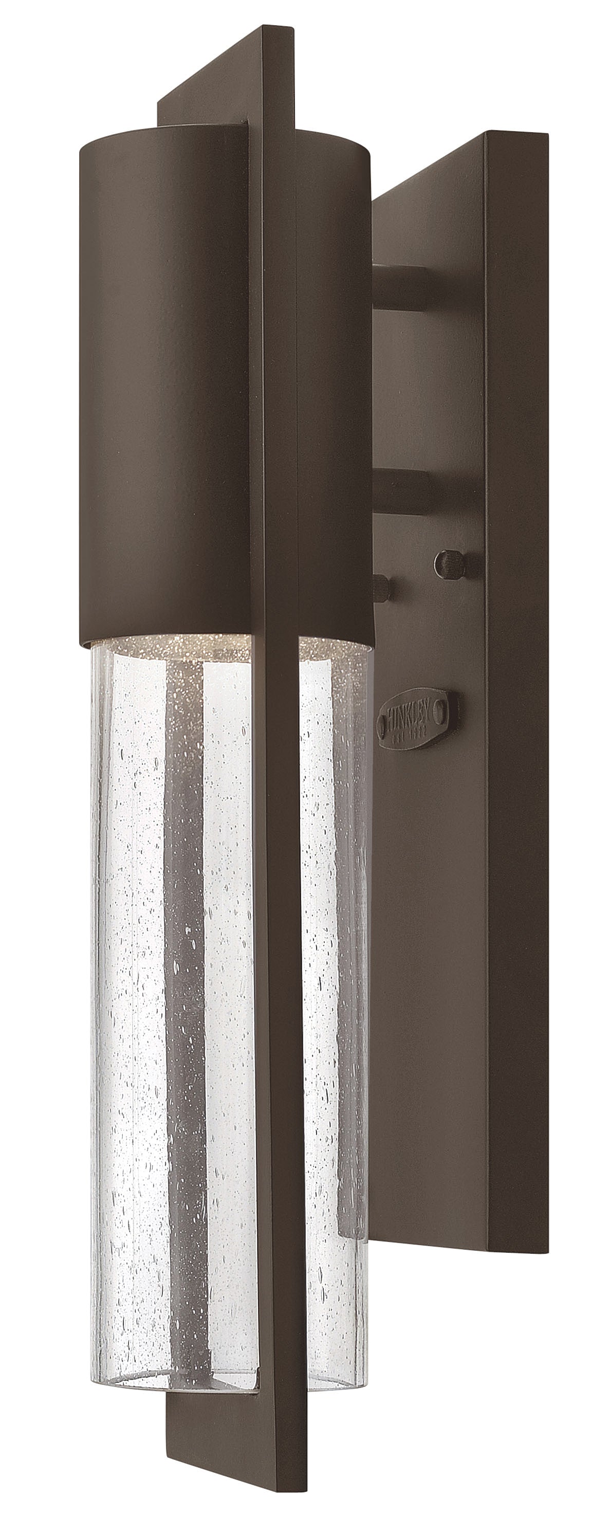 Shelter Medium Wall Mount Lantern In Dark Bronze Finish