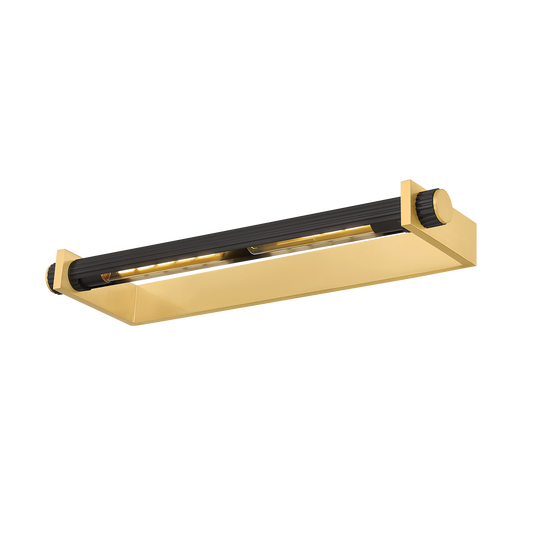 JUDD Picture Light with AGED BRASS/DISTRESSED BRONZE Finish