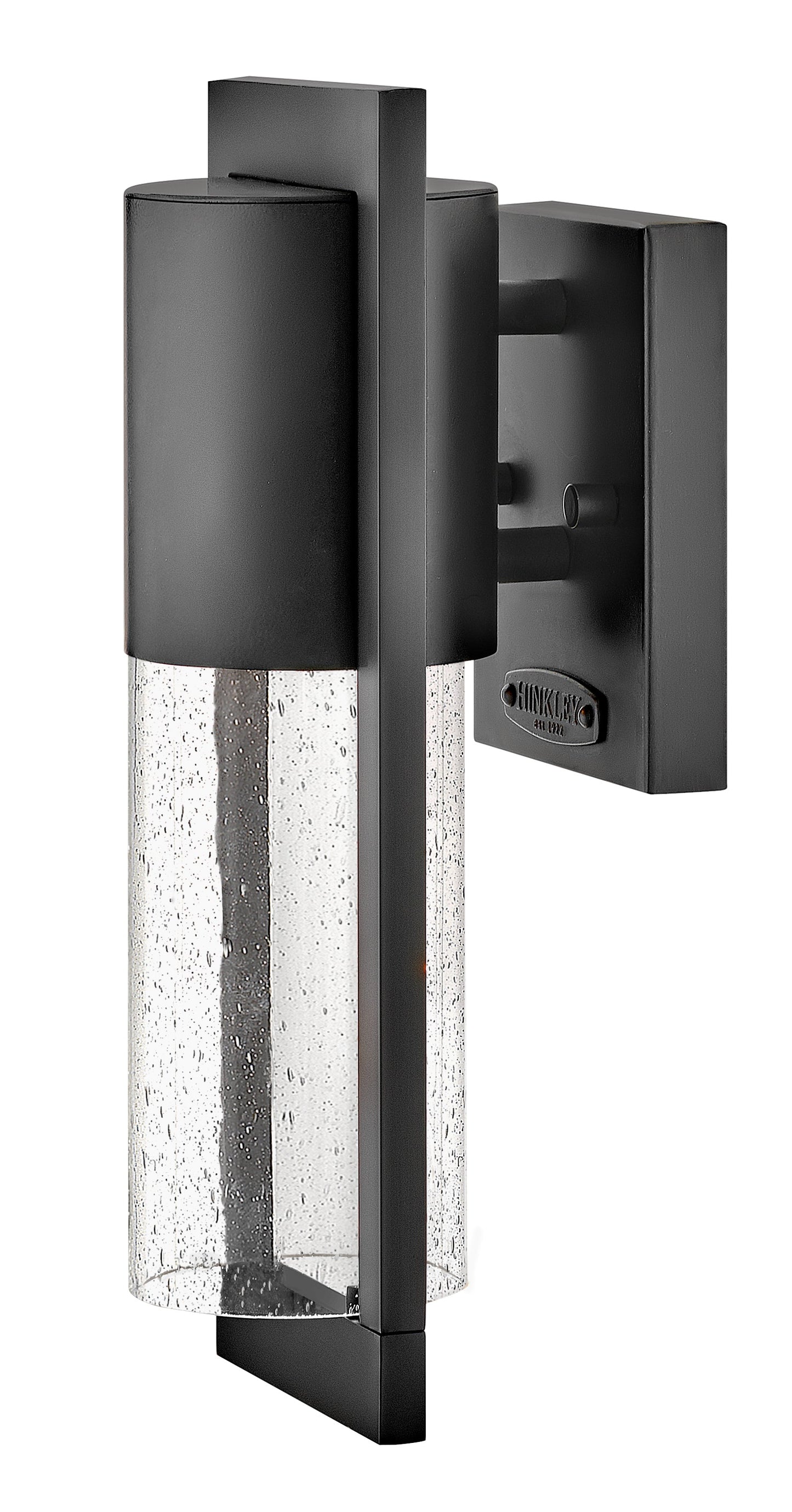 Shelter Small Wall Mount Lantern In Black Finish