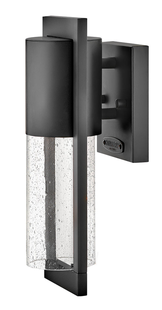 Shelter Small Wall Mount Lantern In Black Finish