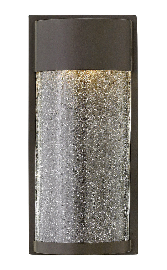 Shelter Small Wall Mount Lantern In Dark Bronze Finish